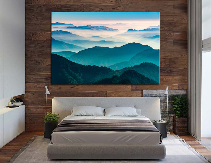 Mountain Tops Canvas Print #7019