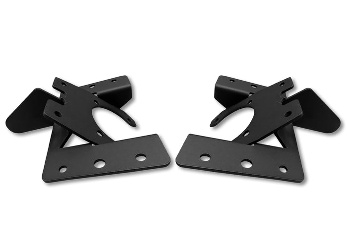Mounting Brackets 2 Pcs Set Fits Chrome Steel Bumper Kenworth T660