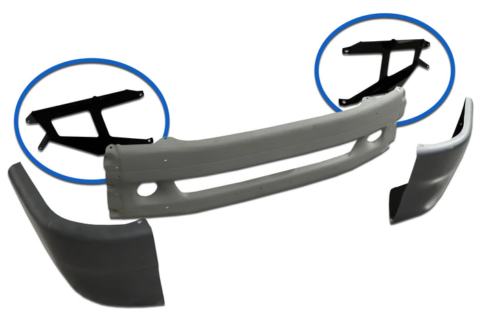 Mounting Brackets Fits Bumper Pair 2002-2012 Freightliner Columbia