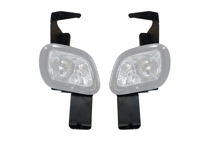 KOZAK Fog Light Mounting Brackets (Left and Right) Pair for Freightliner Cascadia 2008-2016 Plus Freightliner Logo and KOZAK Vest