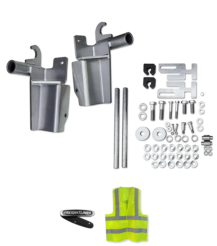 Mounting Brackets for Front Deer Guard Set 2008-2017 Freightliner Cascadia 125 113