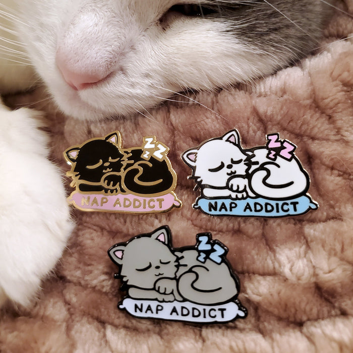 Nap Addict Pin