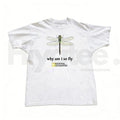 National Geographic Dragonfly Graphic Baby Tee – Y2K Aesthetic Crop Top