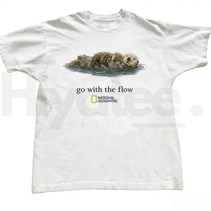 National Geographic "Go With The Flow" Unisex T-Shirt – Nature Explorer Gift Tee