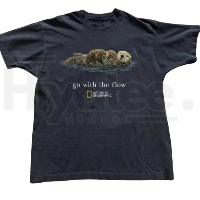National Geographic "Go With The Flow" Unisex T-Shirt – Nature Explorer Gift Tee