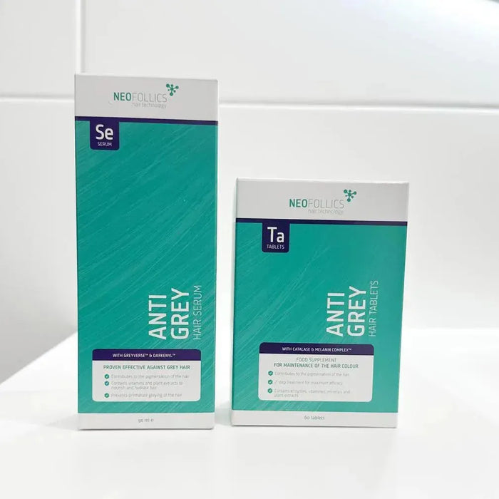 Neofollics anti-grey serum + tablets combination pack - Hairgivers