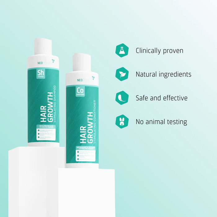 Neofollics hair growth shampoo + conditioner starter kit