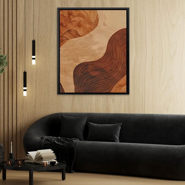 Neutral Rhythms - Beige Wall Art for Home Office