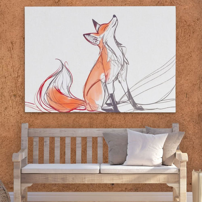 Noble Fox - Animals Art for Bedroom