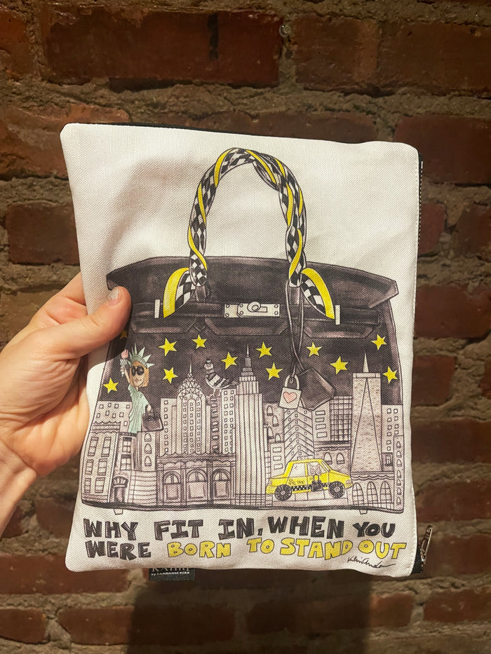 NYC Birkin Clutch