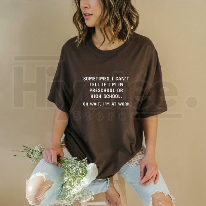 "Office Humor" Funny Corporate Quote – Premium 100% Cotton Black Top