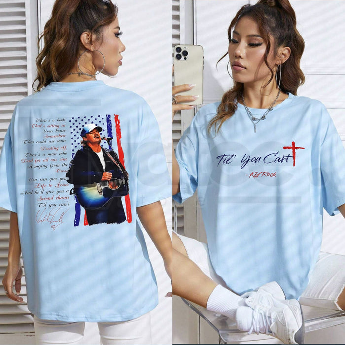 Official Kid Rock "Till You Can't" TPUSA Super Bowl 2026 Shirt