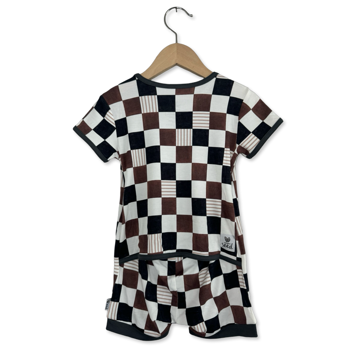 On Your Mark Shorty Romper