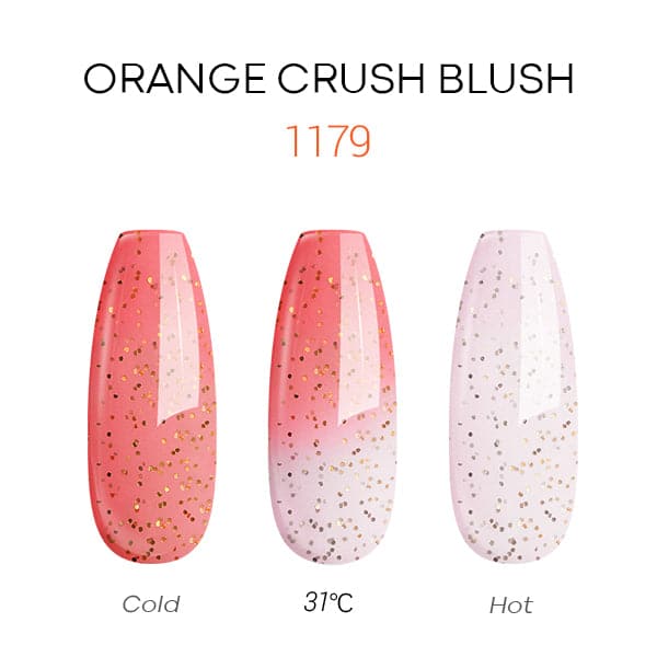 Orange Crush Blush - Modelones Gel Nail Polish Thermal Inspire Gel 15ml Inspire Gel MODELONES #orange-crush-blush