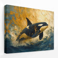 Orca Tide Dancer - Beach House Canvas Wall Art