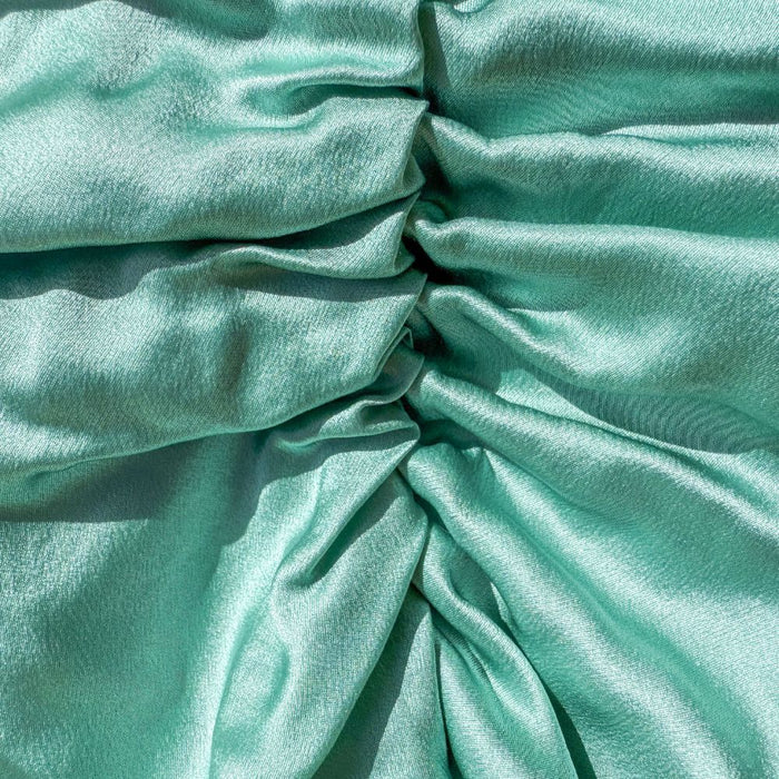 Organic Silk Hair Bonnet Jade Green