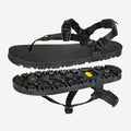 Oso Winged Edition sandal - Black - pair with outsole view