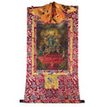Palden Lhamo / Magzor Gyalmo / Shri Devi - Tibetan thangka painting, detailed view