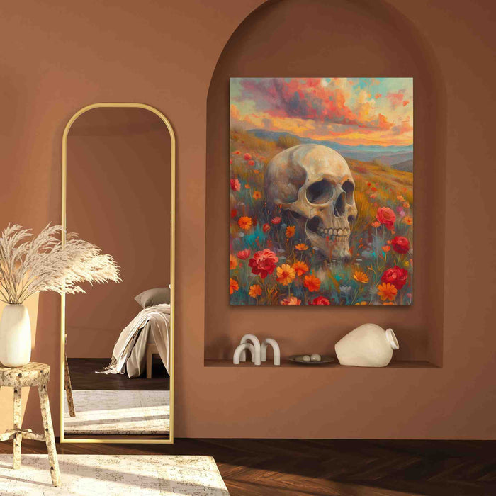 Passing Time - Flowers Canvas Print