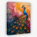 Peacock Enigma - Bird Canvas Wall Art