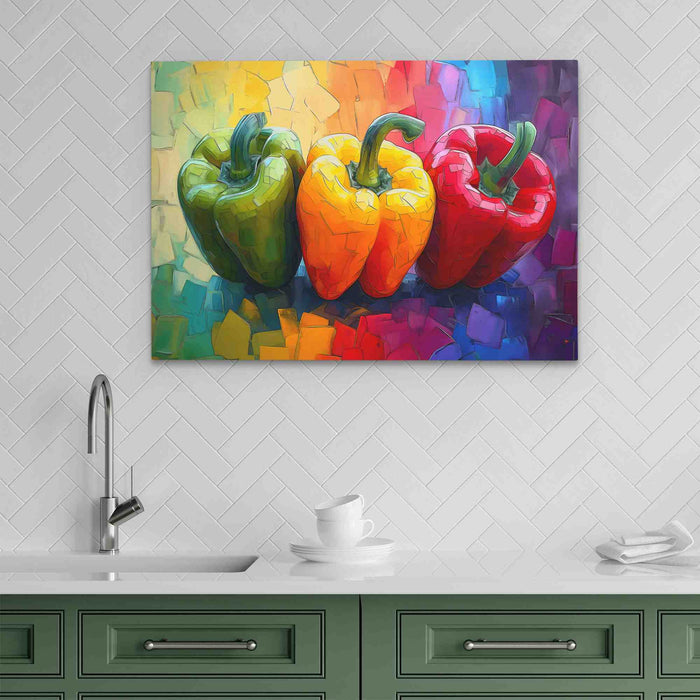 Pepper Symphony - Food Art for Kitchen
