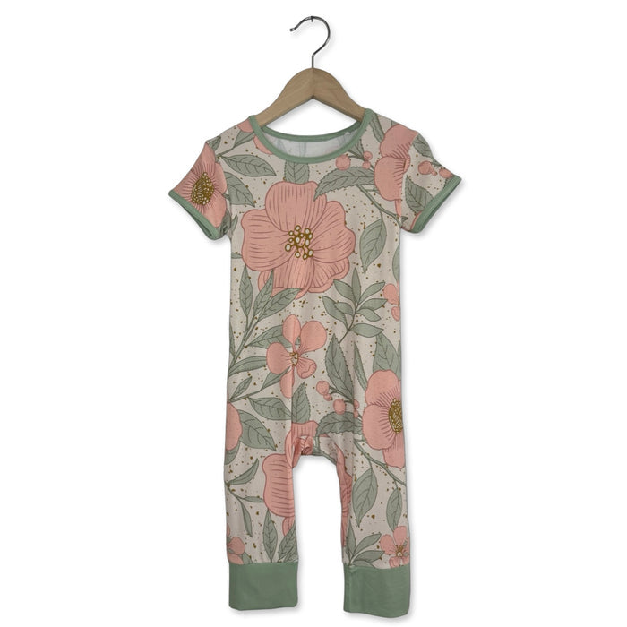 Petal Me Pink Short Long Romper