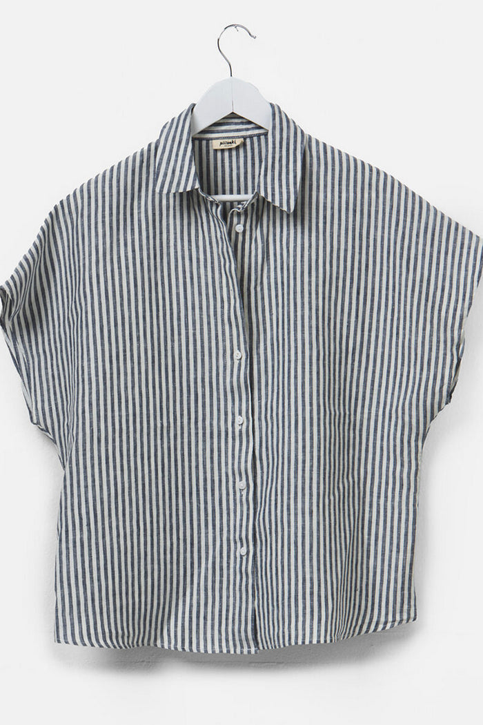 Piironki Helsinki Linen Linda Striped Shirt
