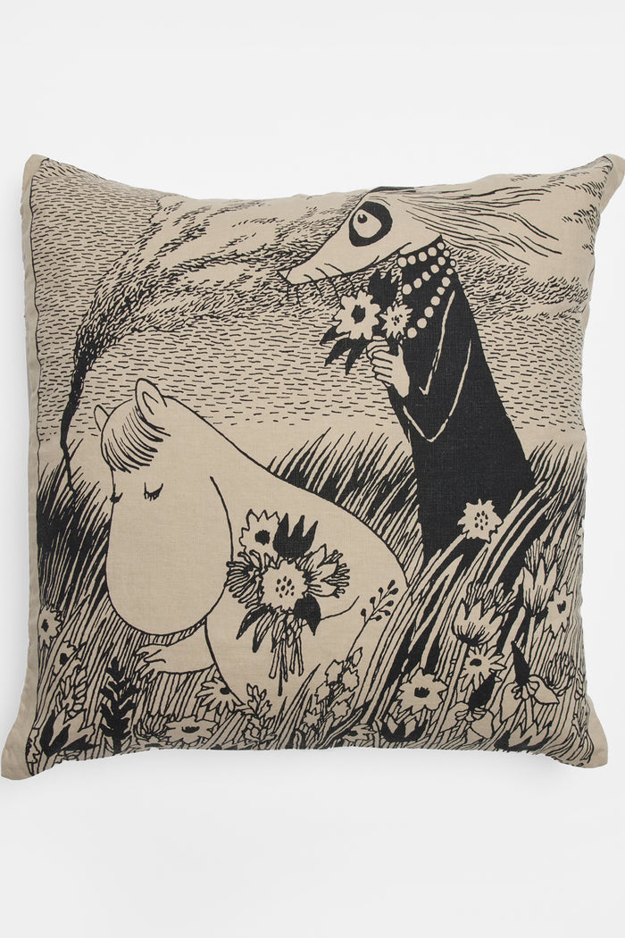 Piironki Helsinki Moomin Linen Cushion Cover Magic of Midsummer