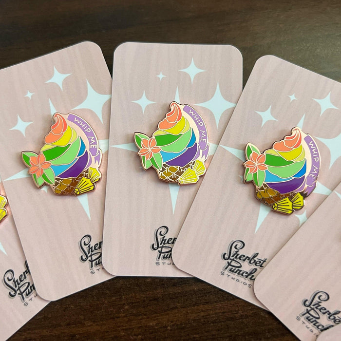 Pineapple Whip Me enamel pin