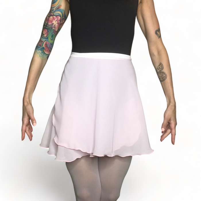 Pink Chiffon Ballet Wrap Skirt - Classical