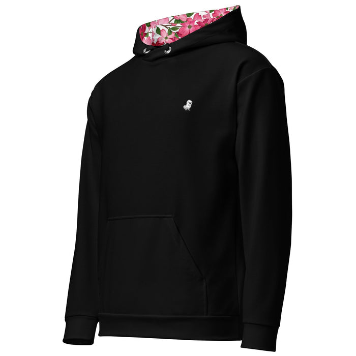 Pink Dogwood Golf Hoodie - Limited Edition Black
