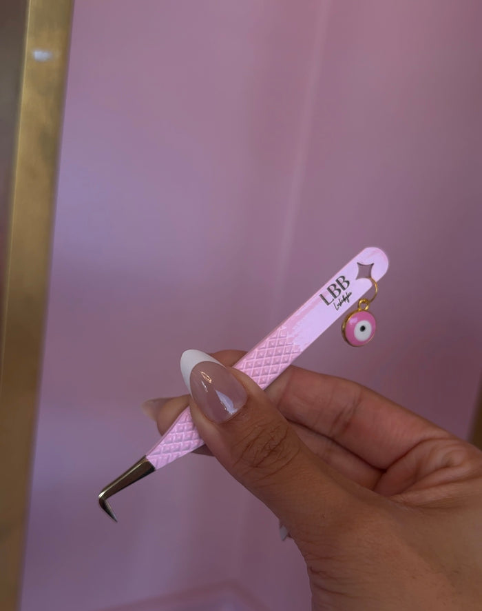 Pink Evil Eye Charm Tweezer 🧿