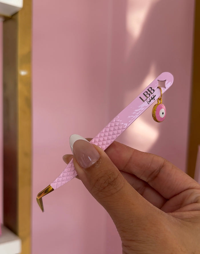 Pink Evil Eye Charm Tweezer 🧿