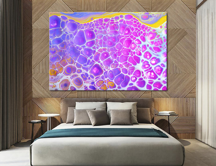 Pink Purple Abstract Canvas Print #1033