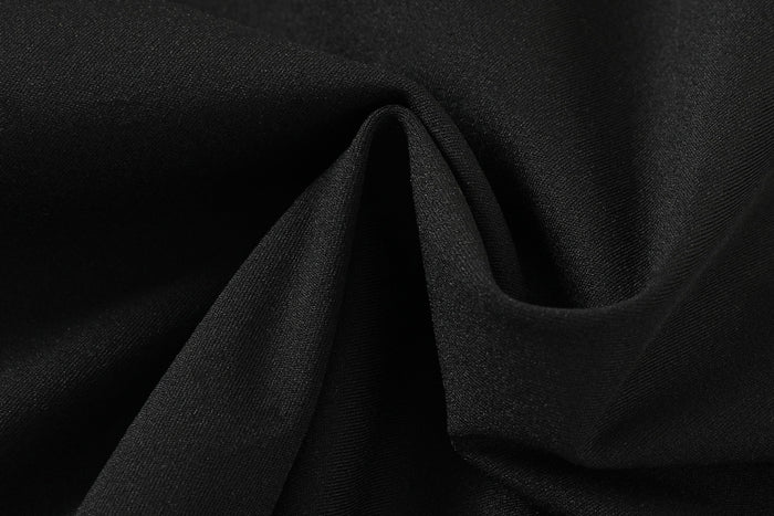 Piped Lux Club Shorts (Black)