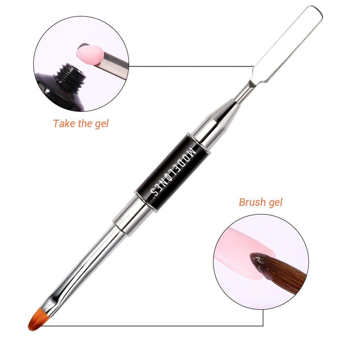 Poly Nail Gel Dual Head Brush Nail Brush MODELONES #