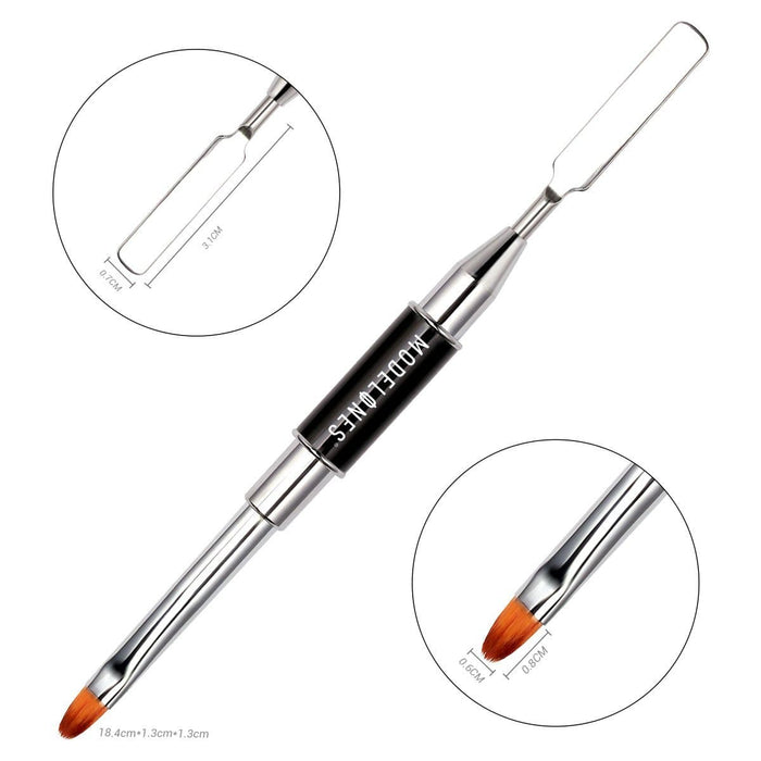 Poly Nail Gel Dual Head Brush Nail Brush MODELONES #