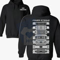 Power Stroke Evolution 2-Sided Hoodie – Car Parts Graphic Pullover