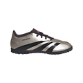 adidas Predator Club Artificial Turf Soccer Shoes | Platinum Metallic-Aurora Black-Turbo | Men's