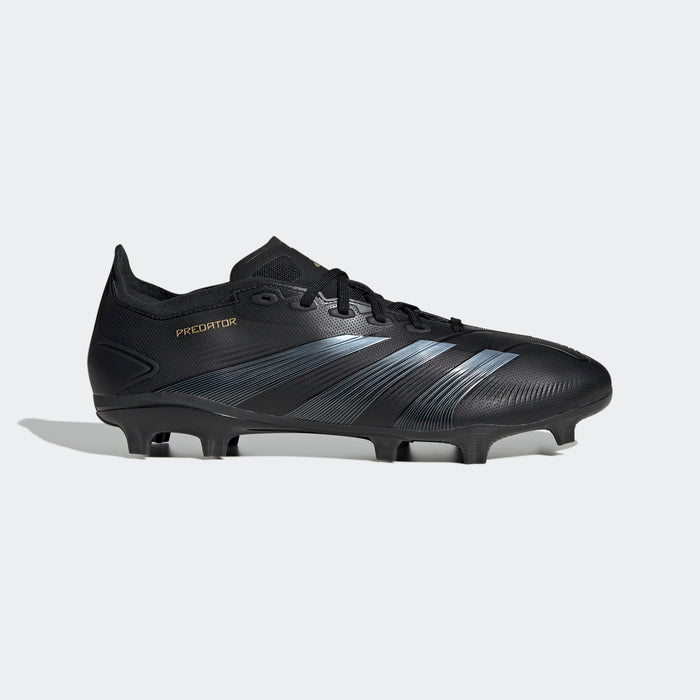 adidas Predator League Firm Ground Soccer Cleats | Core Black-Carbon | Men's