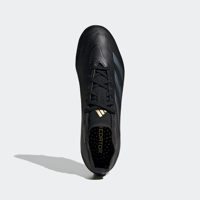 adidas Predator League Firm Ground Soccer Cleats | Core Black-Carbon | Men's