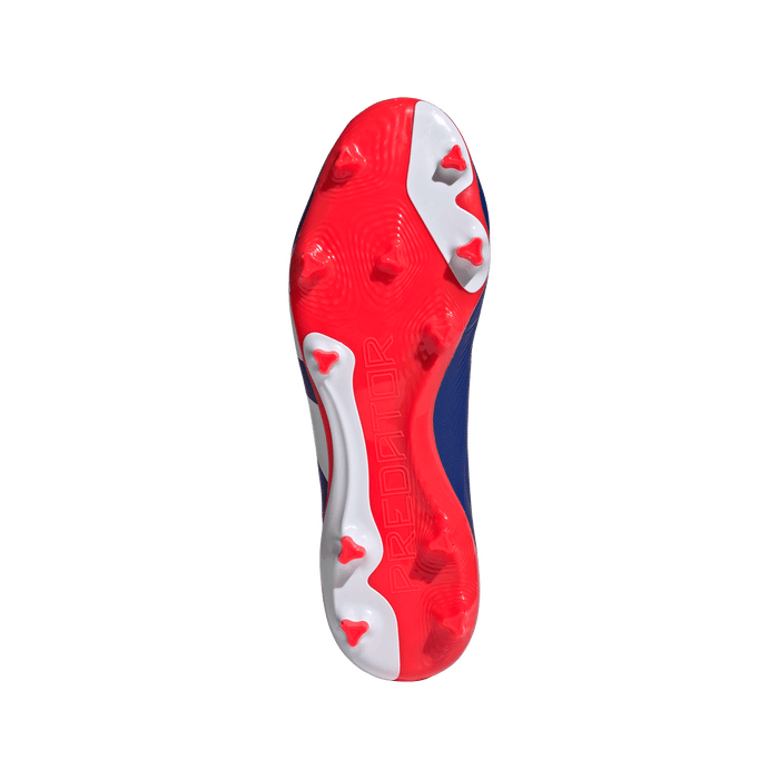 adidas Predator League Firm Ground Soccer Cleats | Lucid Blue-Cloud White-Solar Red | Men's