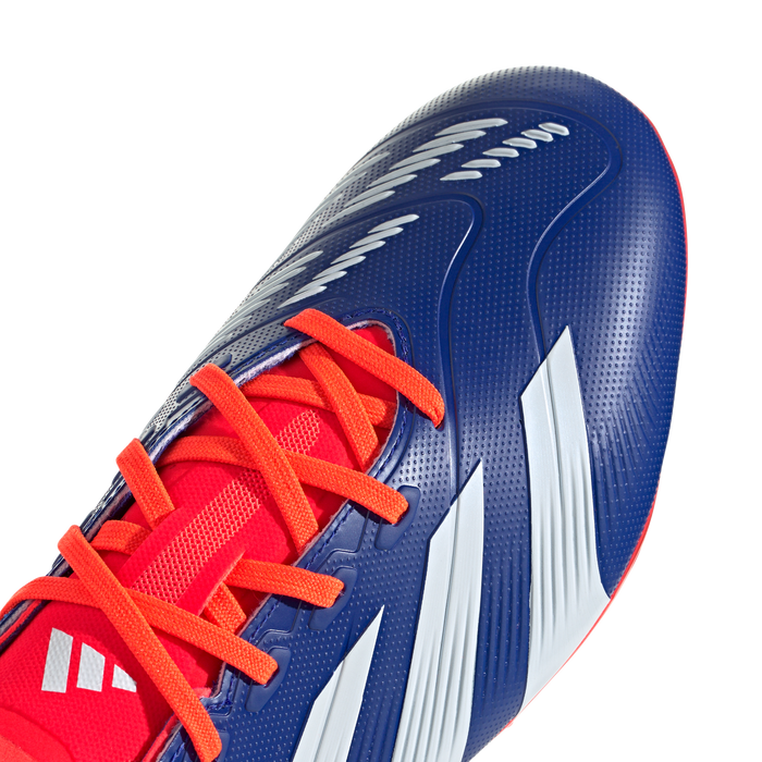 adidas Predator League Firm Ground Soccer Cleats | Lucid Blue-Cloud White-Solar Red | Men's