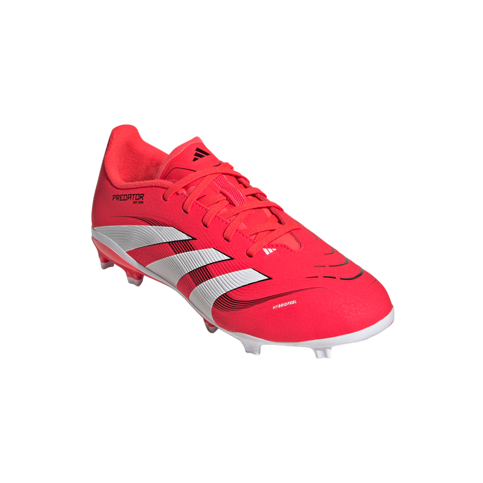 adidas PREDATOR LEAGUE Firm/Multi-Ground Soccer Cleats | Lucid Red-Cloud White-Core Black | Kid's