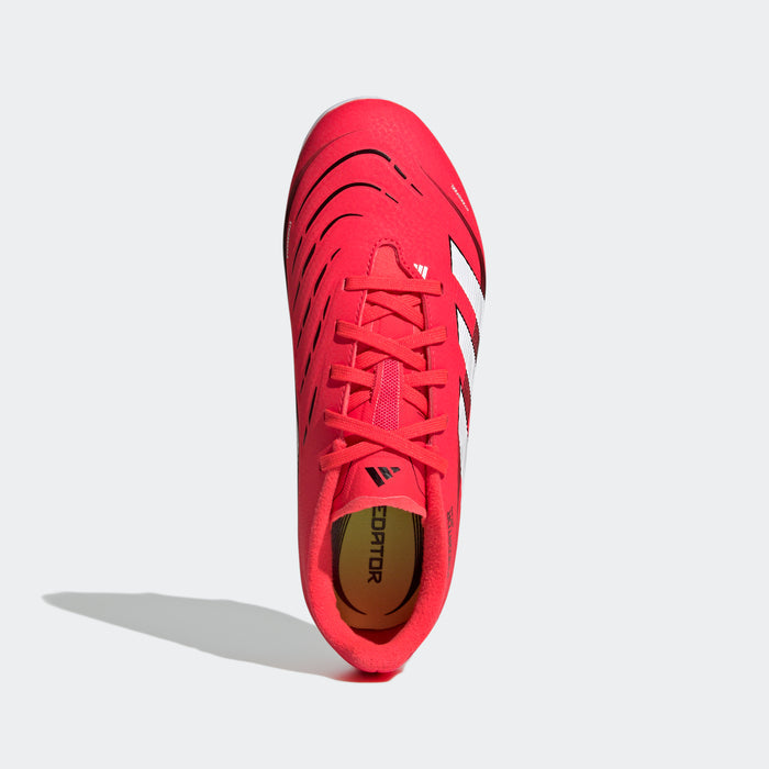 adidas PREDATOR LEAGUE Firm/Multi-Ground Soccer Cleats | Lucid Red-Cloud White-Core Black | Kid's