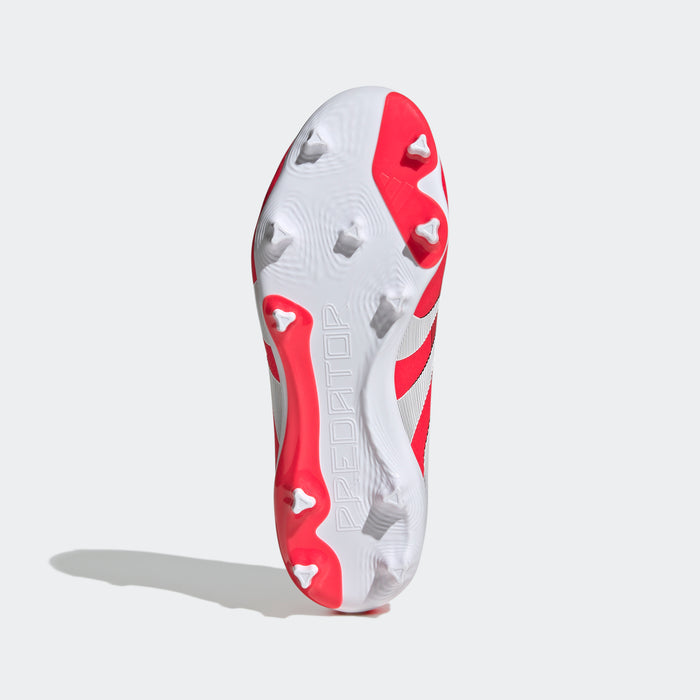 adidas PREDATOR LEAGUE Firm/Multi-Ground Soccer Cleats | Lucid Red-Cloud White-Core Black | Kid's