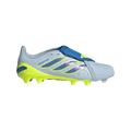 adidas Predator League Fold-Over Tongue FG/MG Soccer Cleats | Crystal Sky / Ray Blue / Team Solar Yellow | Kid's