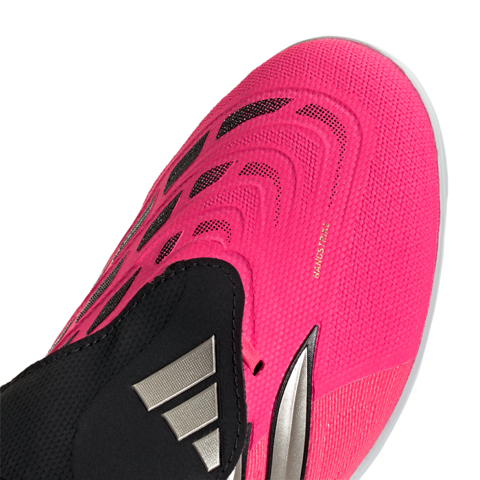 adidas Predator League Fold-Over Tongue Turf Soccer Shoes | Solar Turbo / Iron Metallic / Core Black | Men's