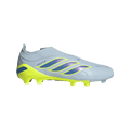 adidas Predator League Laceless FG Soccer Cleats | Crystal Sky / Ray Blue / Team Solar Yellow | Kid's