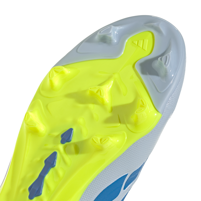 adidas Predator League Laceless FG Soccer Cleats | Crystal Sky / Ray Blue / Team Solar Yellow | Kid's